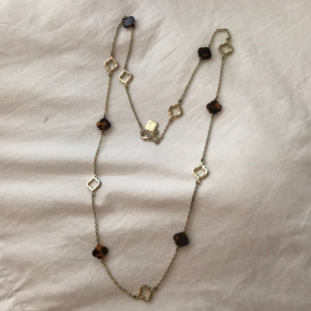 Tortoise and Gold necklace